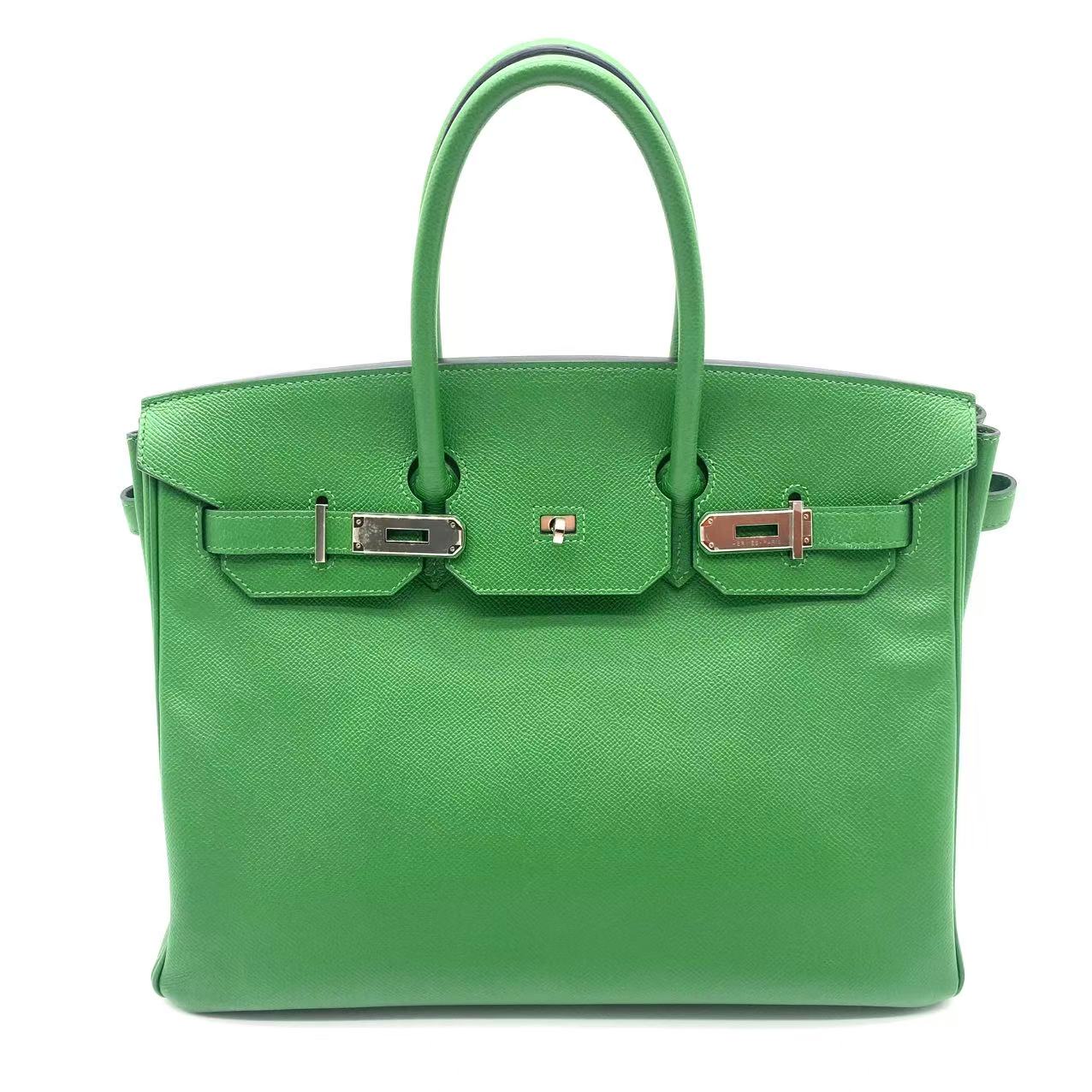 Bamboo Green Togo & Gold Hardware Birkin 35
