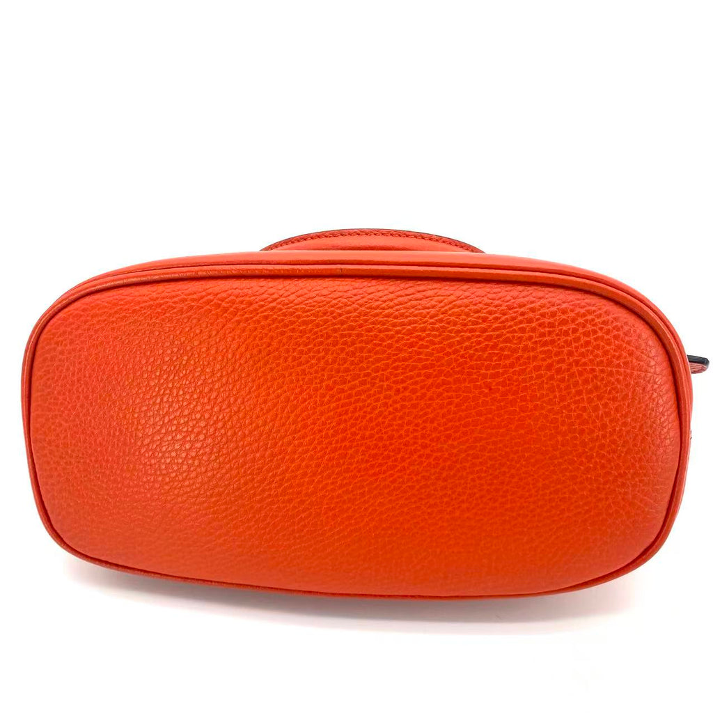 Mini Leather GG Charm Dome satchel