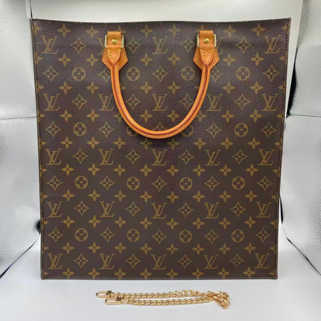 LV Sac Plat Bag Monogram Canvas