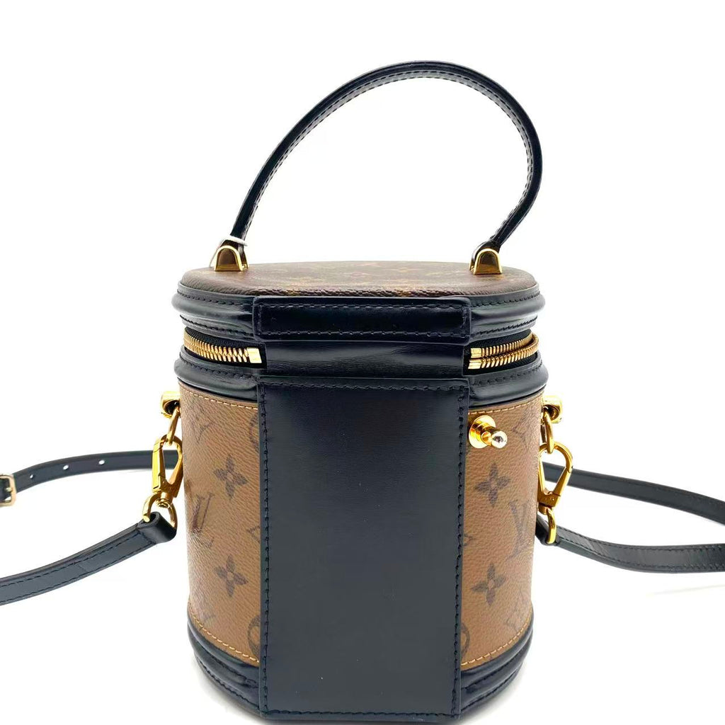 Cannes Handbag Reverse Monogram Canvas