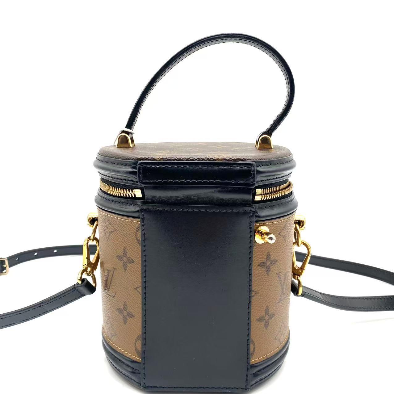 Cannes Handbag Reverse Monogram Canvas