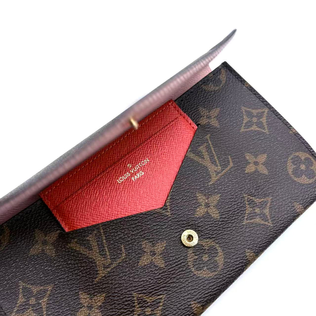Monogram Jeanne Wallet Rose Ballerine
