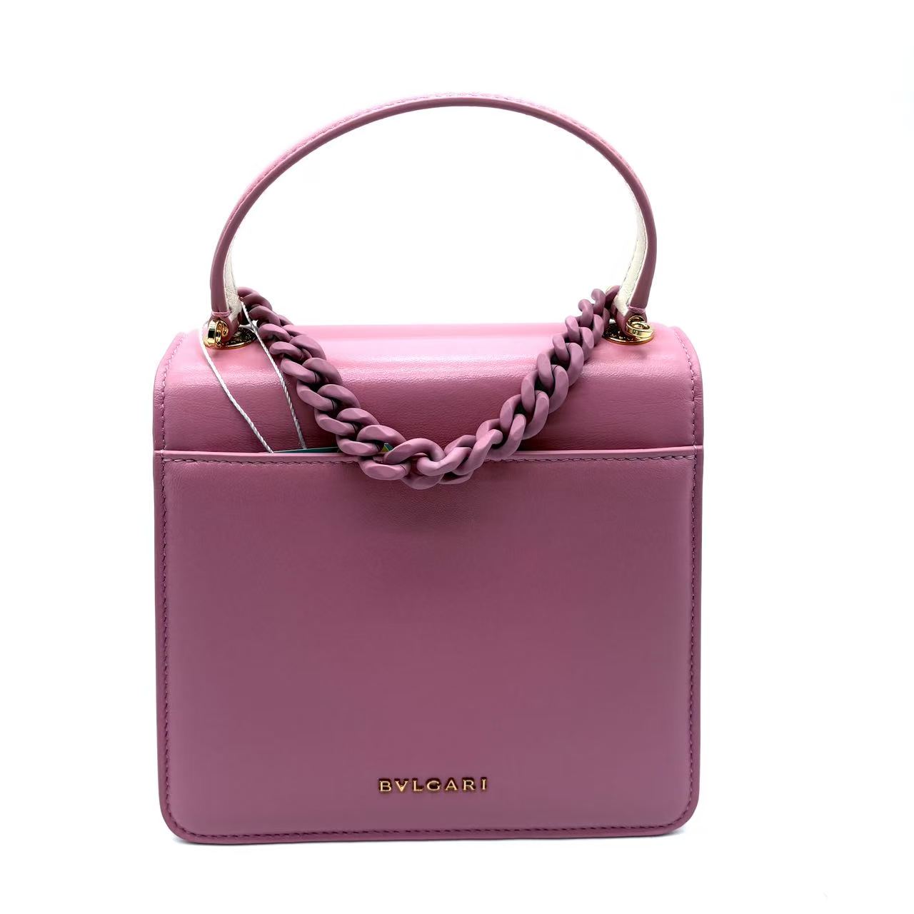 Pink Calfskin Serpenti Forever Top Handle Bag LDM-1611