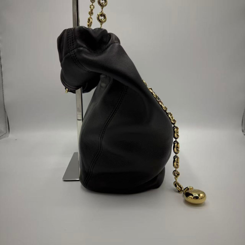Squeeze Hobo Bag Leather Small