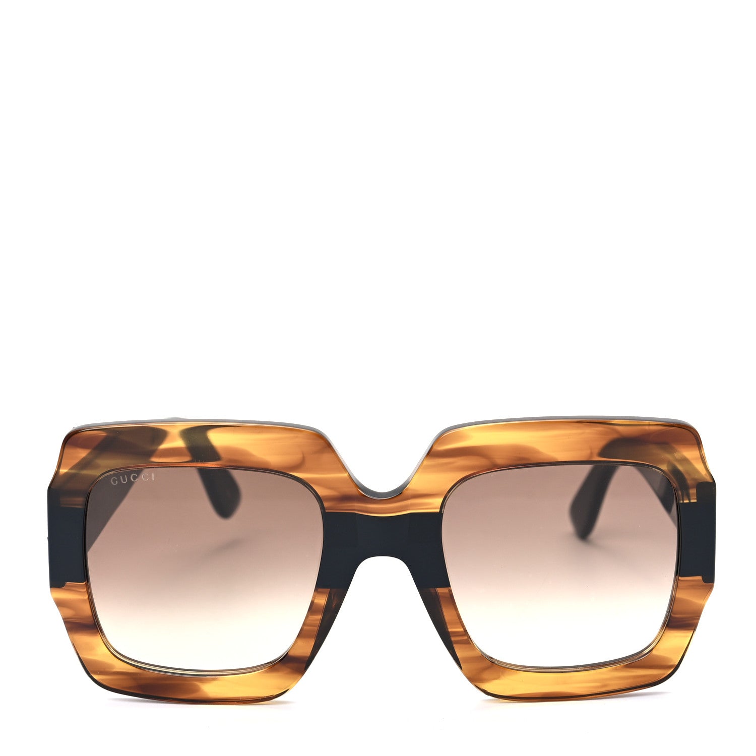 Square Frame Sunglasses Havana twins