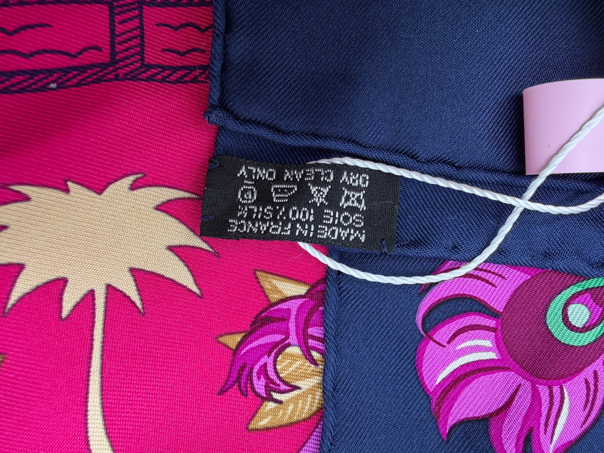Hermes Scarf "Faubourg Tropical" by Théo de Gueltzl and Octave Marsal twins LDJ5196