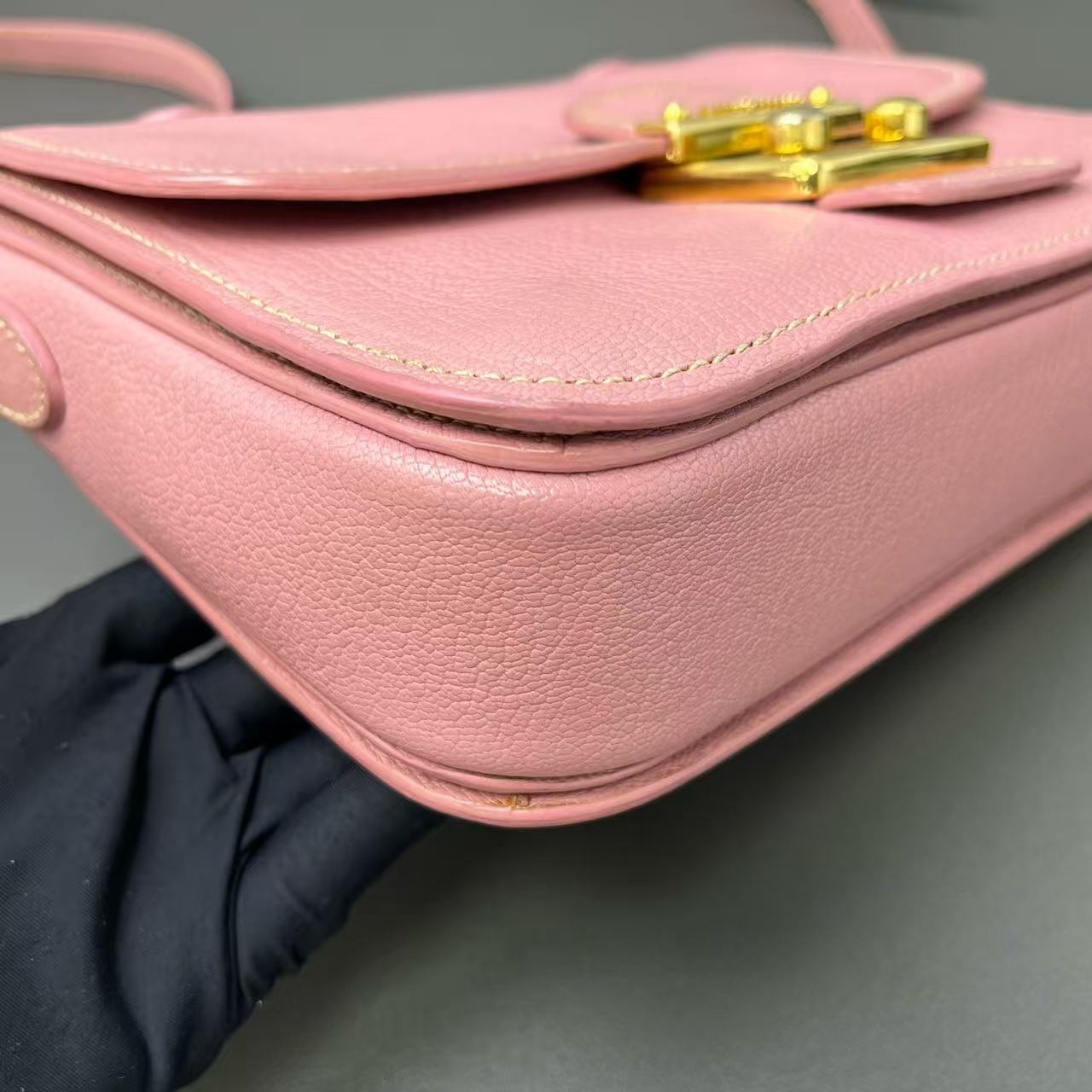 Miu Miu Madras Top Handle Crossbody Bag LDZ0067