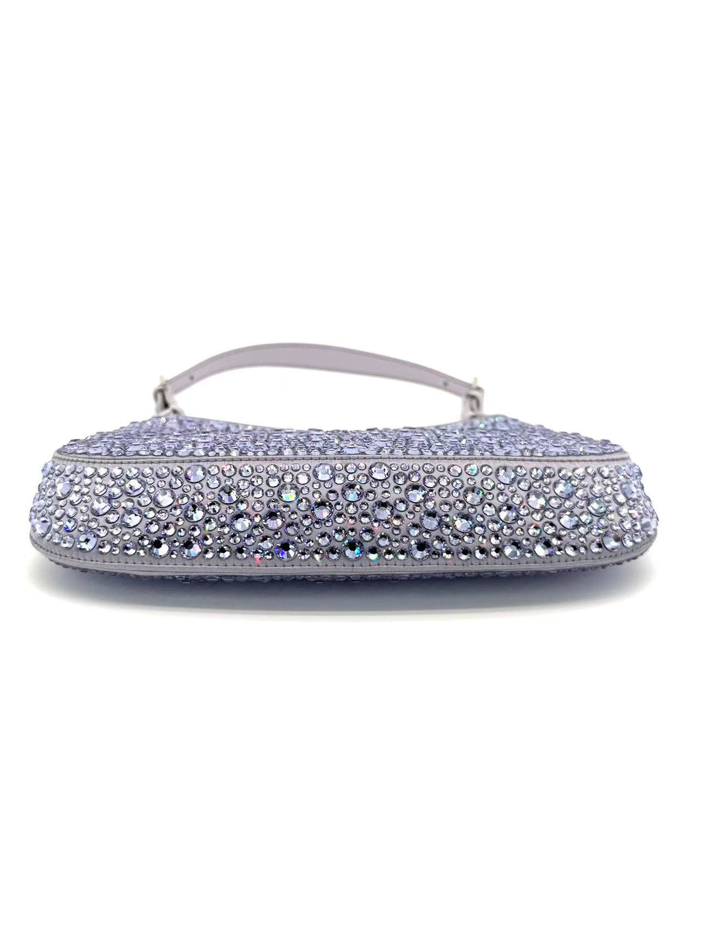 Cleo Shoulder Bag Crystal Embellished Satin Small