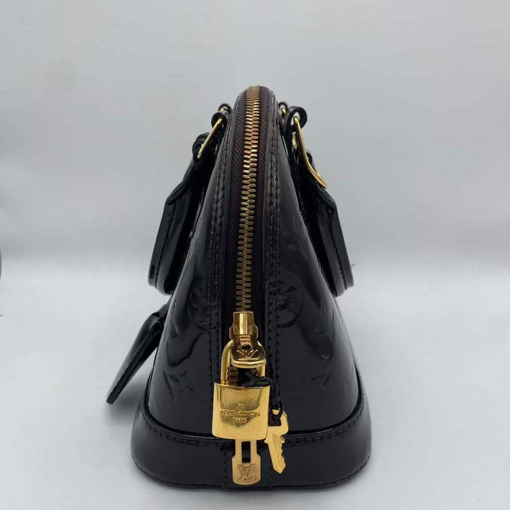 Alma BB patent leather crossbody bag
