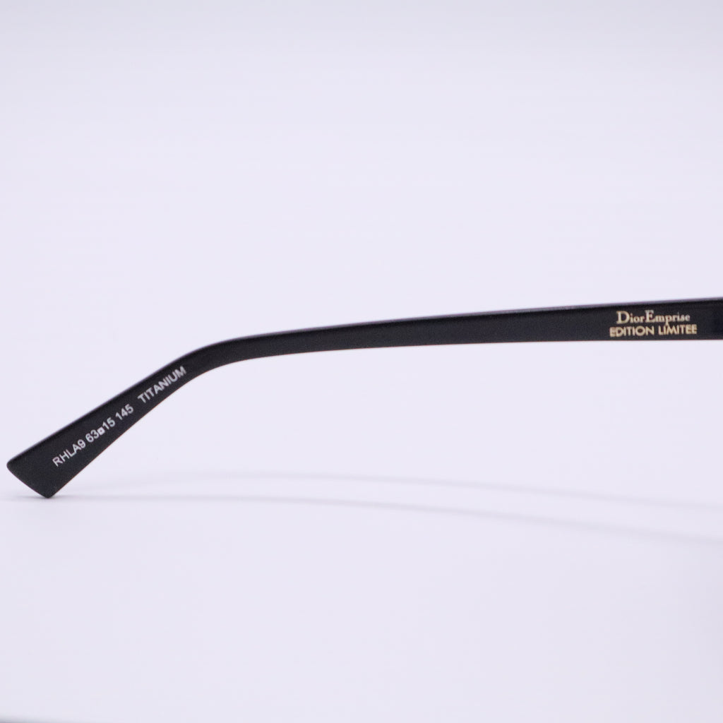 Limited Edition Black Metal Emprise Sunglasses Twins
