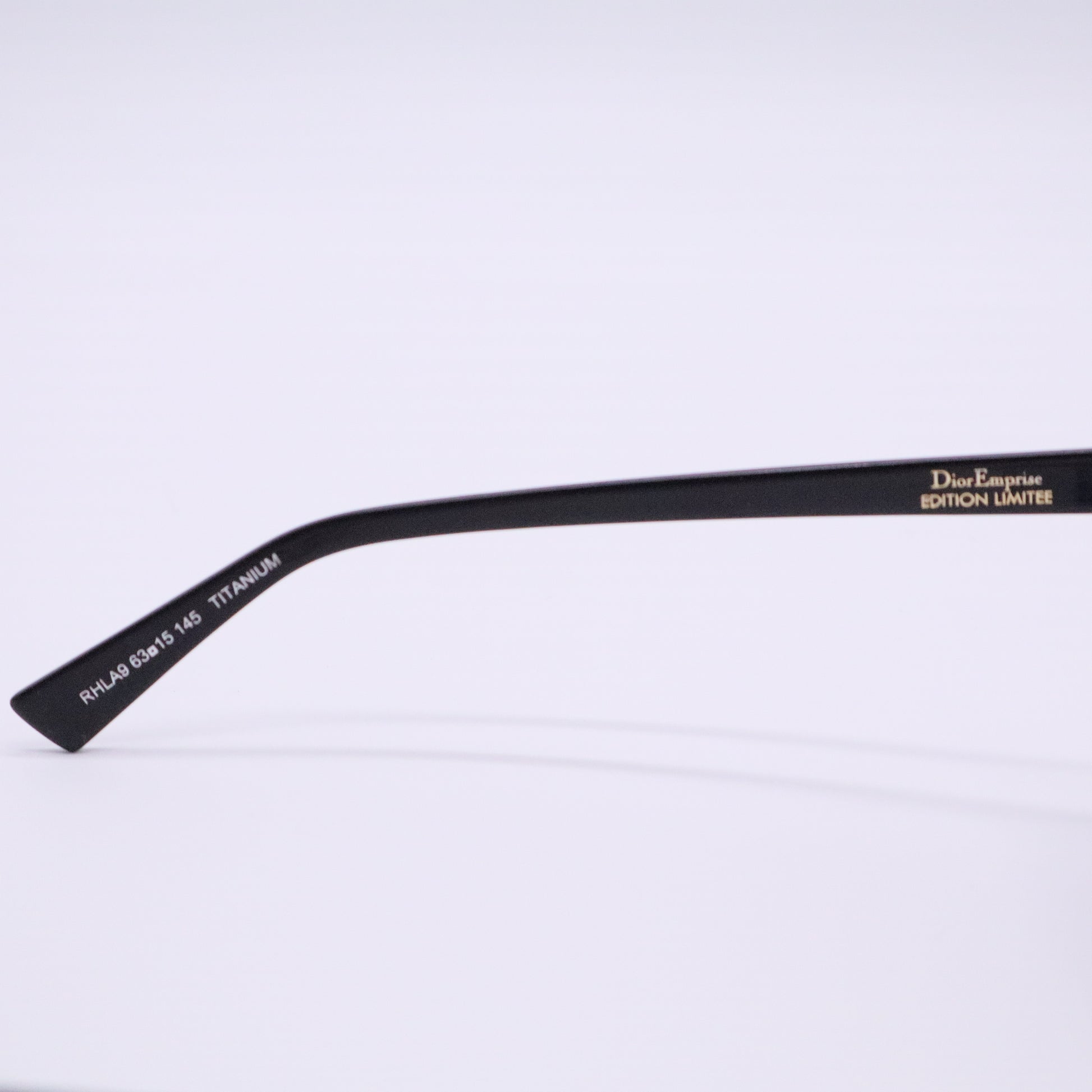 Limited Edition Black Metal Emprise Sunglasses Twins