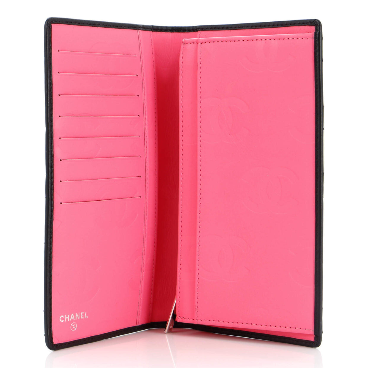 Cambon Bifold Wallet Quilted Lambskin Long