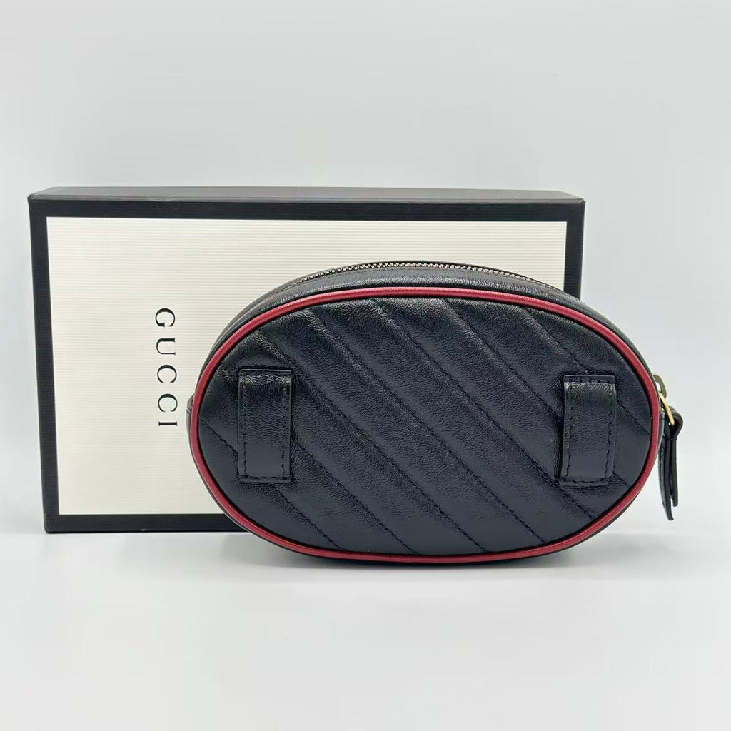 Calfskin Matelasse GG Marmont Belt Bag