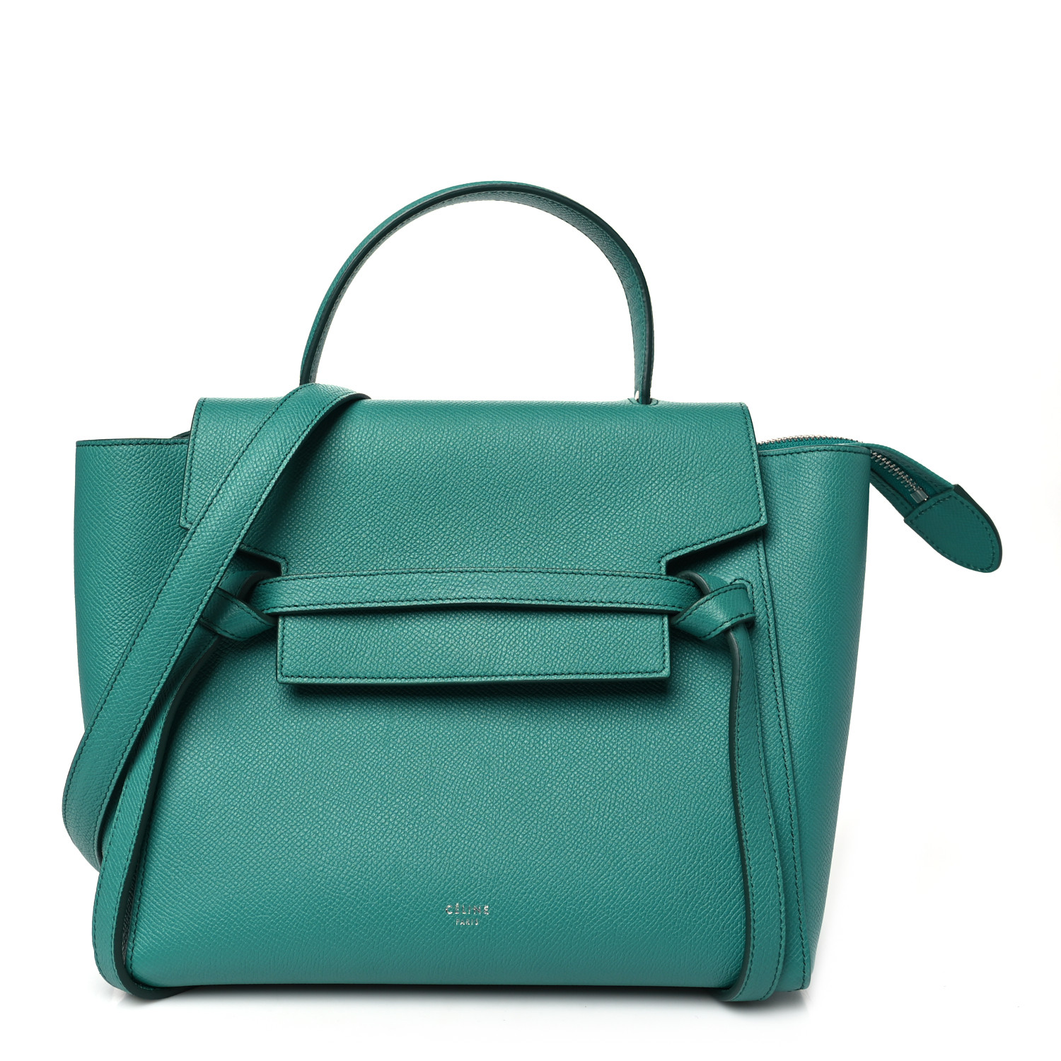 Belt Bag Textured Leather Micro Twins