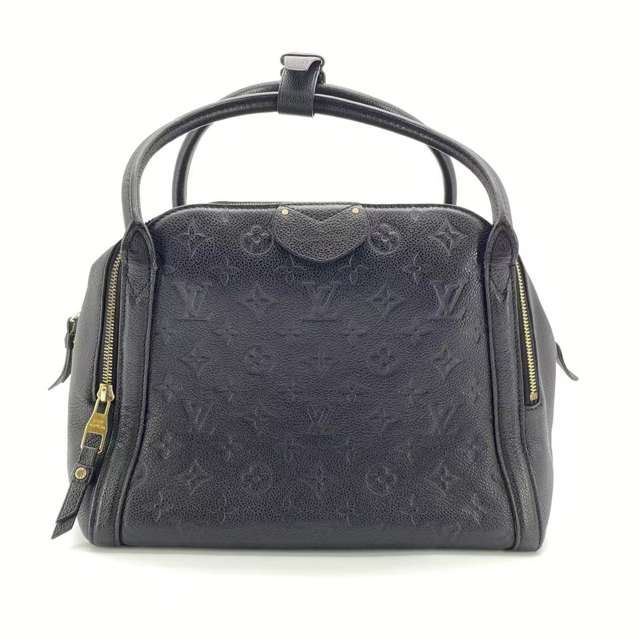 Marais Handbag Monogram Empreinte Leather MM