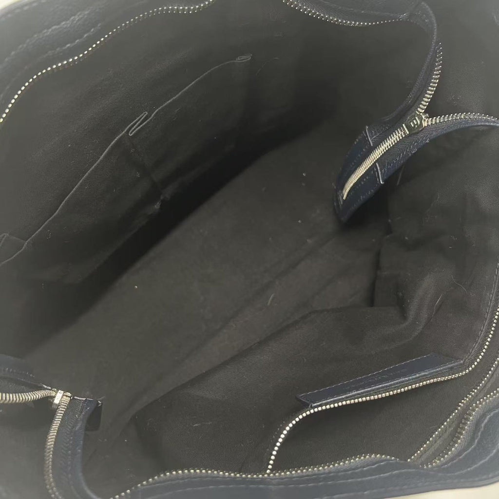 City Classic Metallic Edge Bag Leather Medium twins