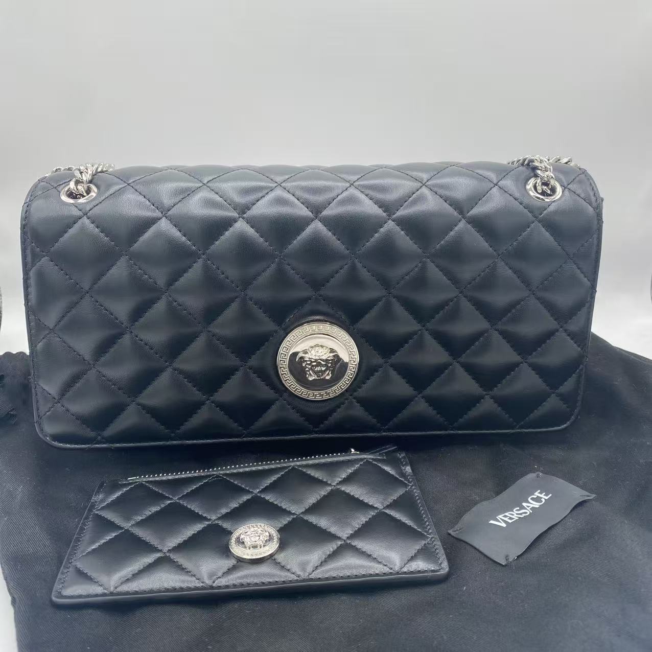 VERSACE Leather Handbag