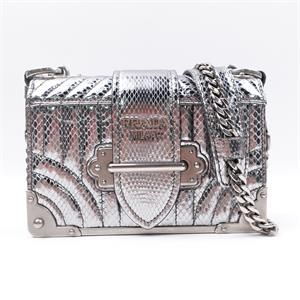 Cahier Crossbody Bag Diagramme Quilted Leather Small
