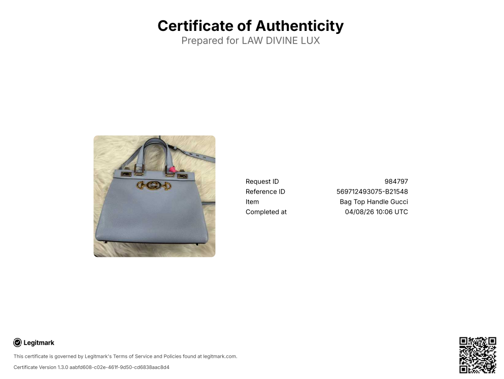 Gucci Interlocking G Horsebit Zumi Top Handle Bag Twins B21548