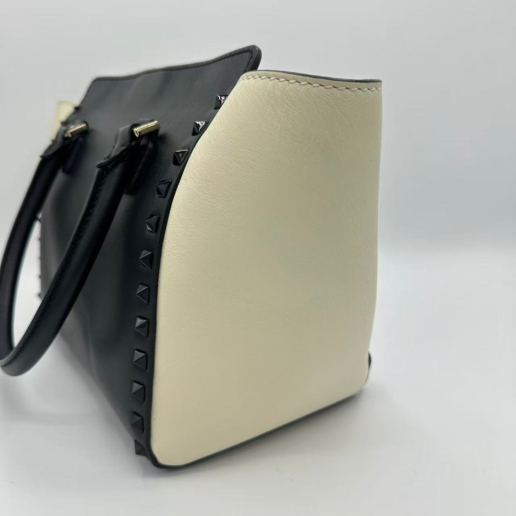 Rockstud Tote Rigid Leather Mini