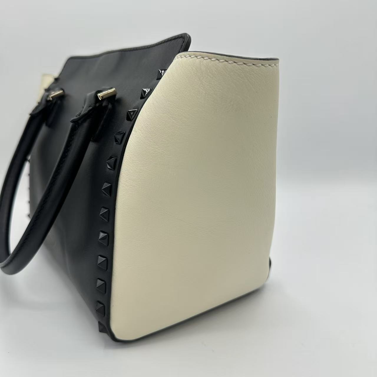Rockstud Tote Rigid Leather Mini