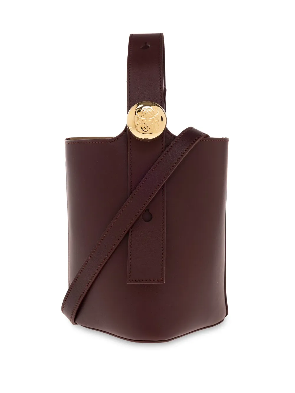 Pebble Bucket Bag Leather Twins LDJ3784