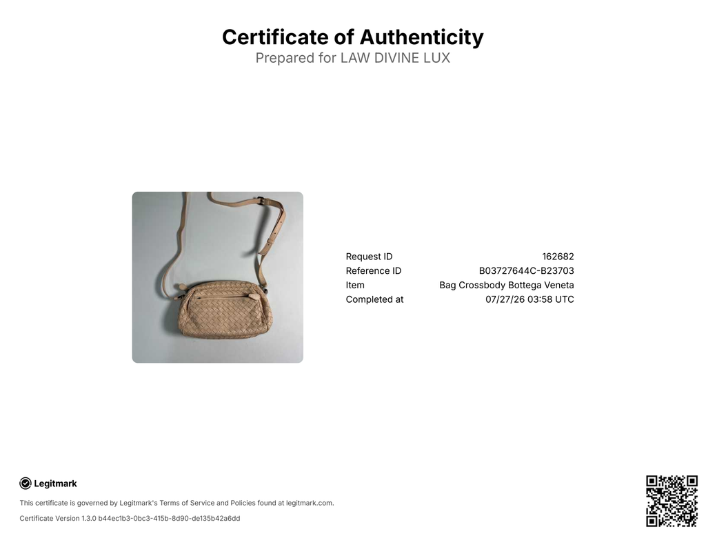 Bottega Nappa Intrecciato Crossbody Flamingo Twins B23703