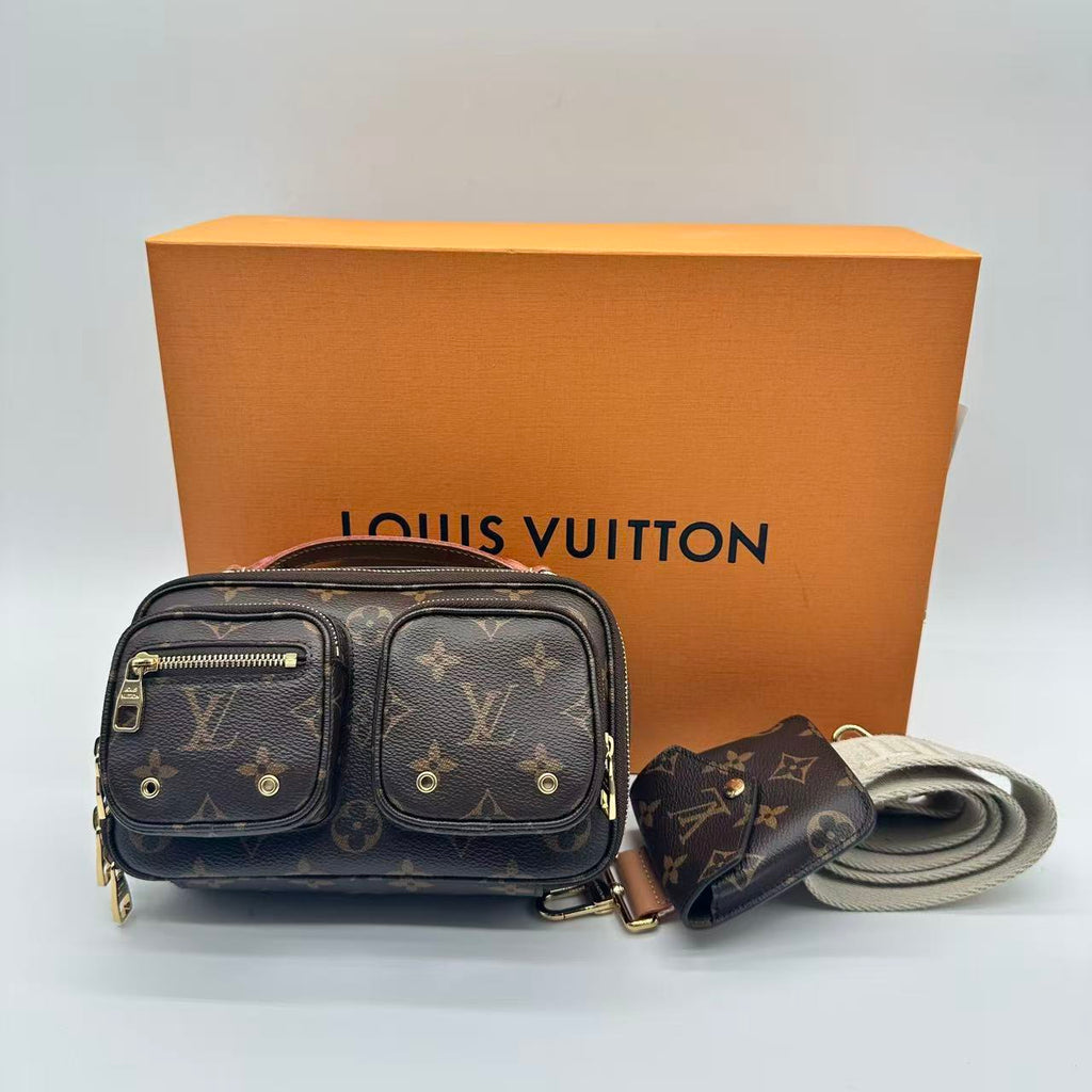 Utility Crossbody Monogram Brown