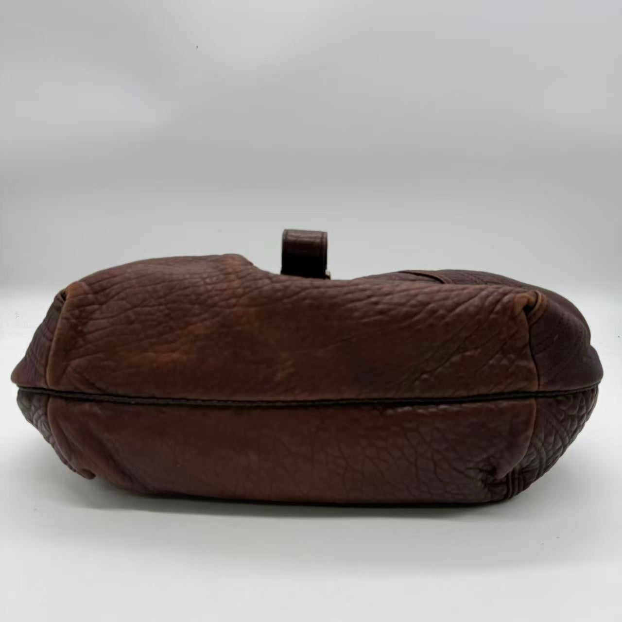 Fendi Zucca Nappa Nuvolata Vitello Tortuga Spy Tobacco B21673