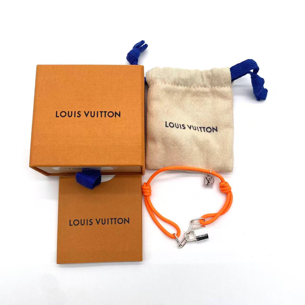 Lockit Bracelet Silver Orange  Unisex Virgil Abloh