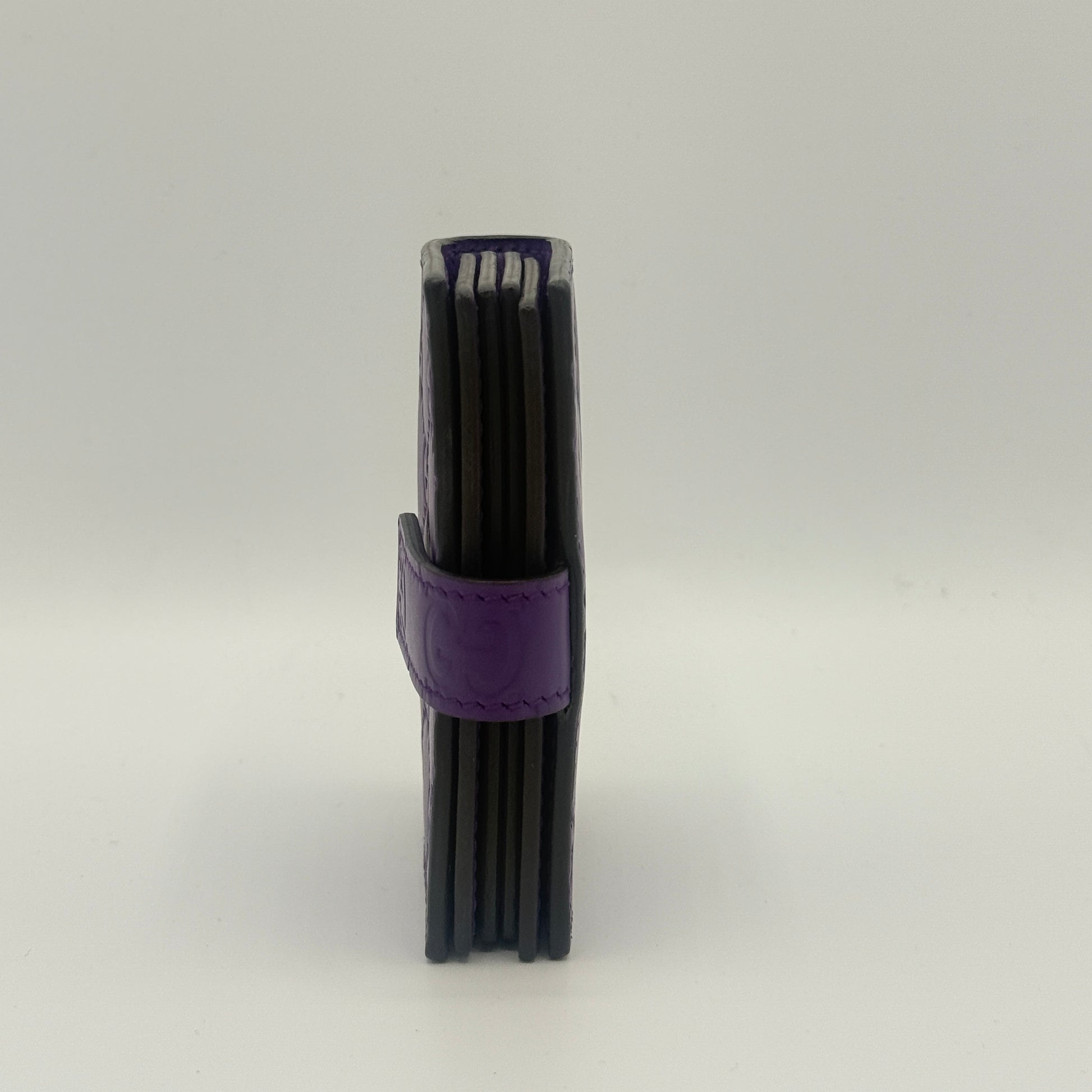 Purple Guccissima Card Holder