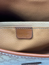 Celine Brown Macadam Shoulder Bag