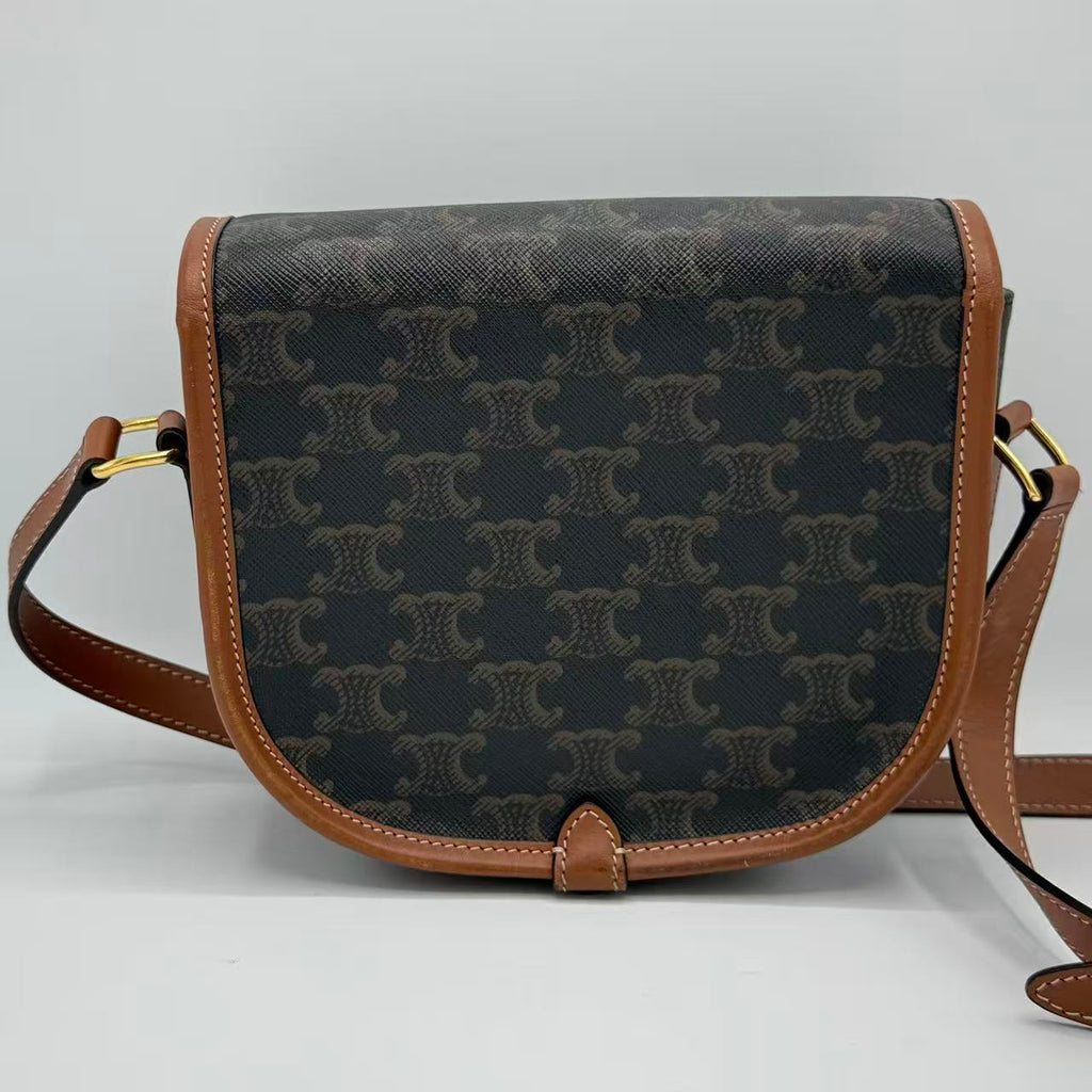 Folco Bag Triomphe Coated Canvas Large