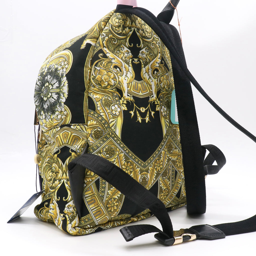 Barocco Print Nylon Backpack twins LDJ5333