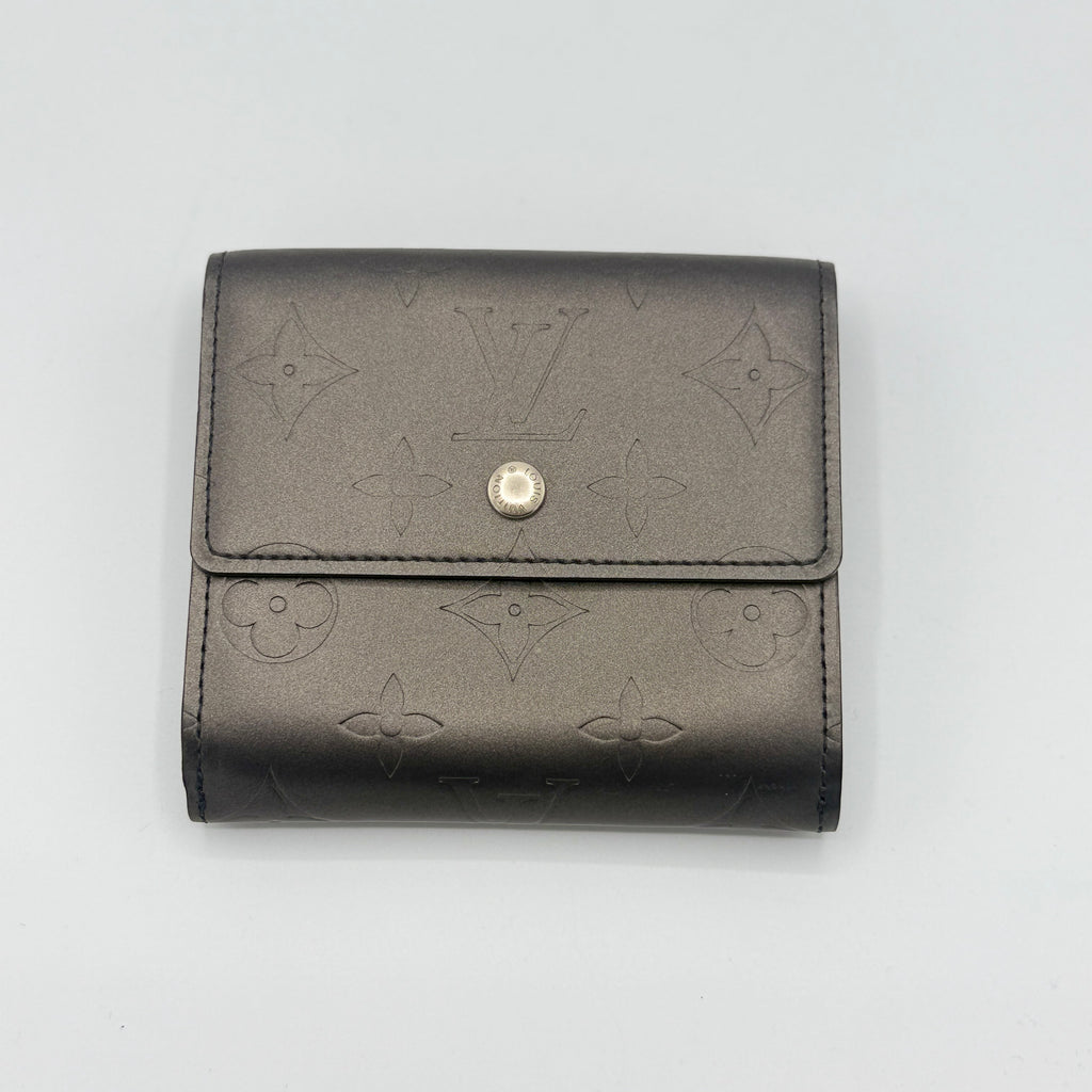 Mat Elise Wallet Monogram Vernis