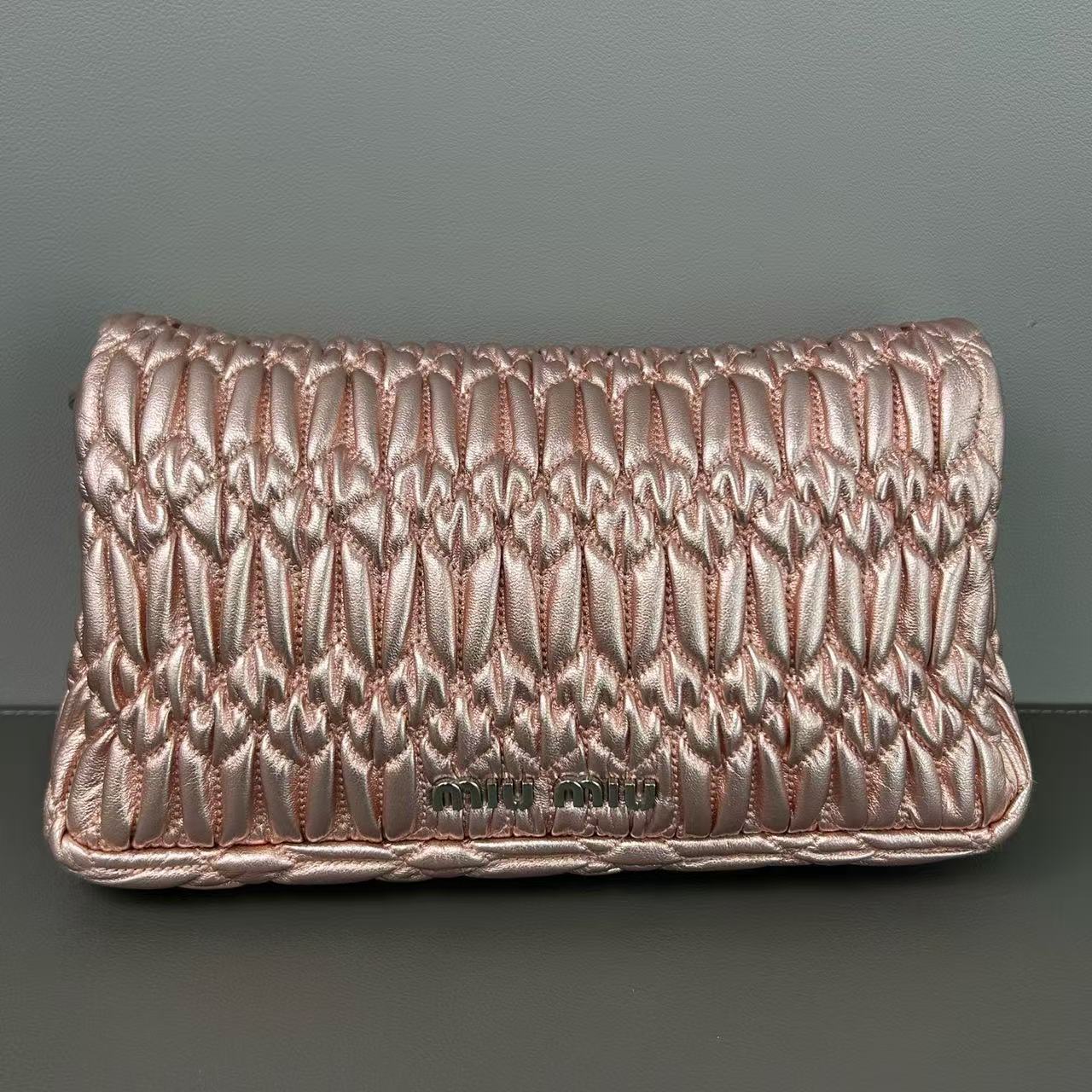Crystal Clutch Matelasse Satin Small Twins LDJ4330