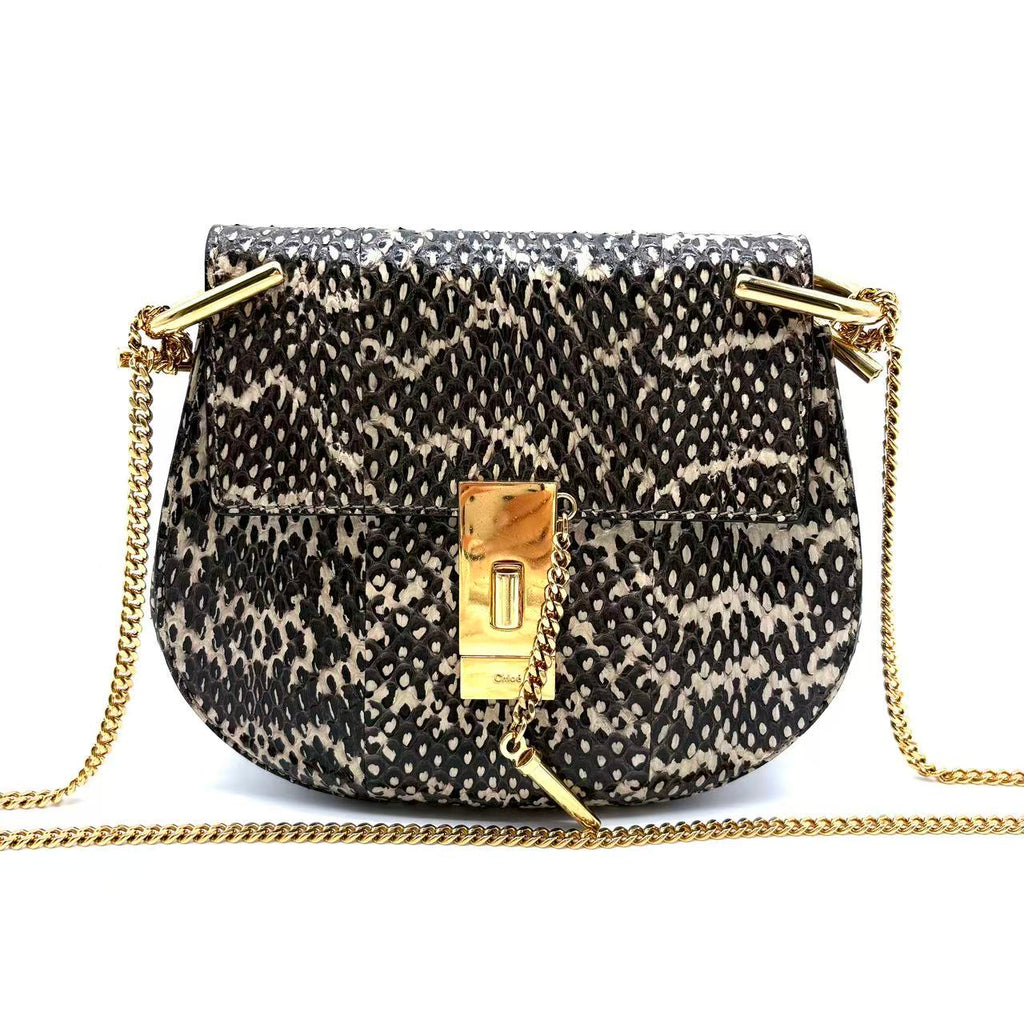 Drew python handbag