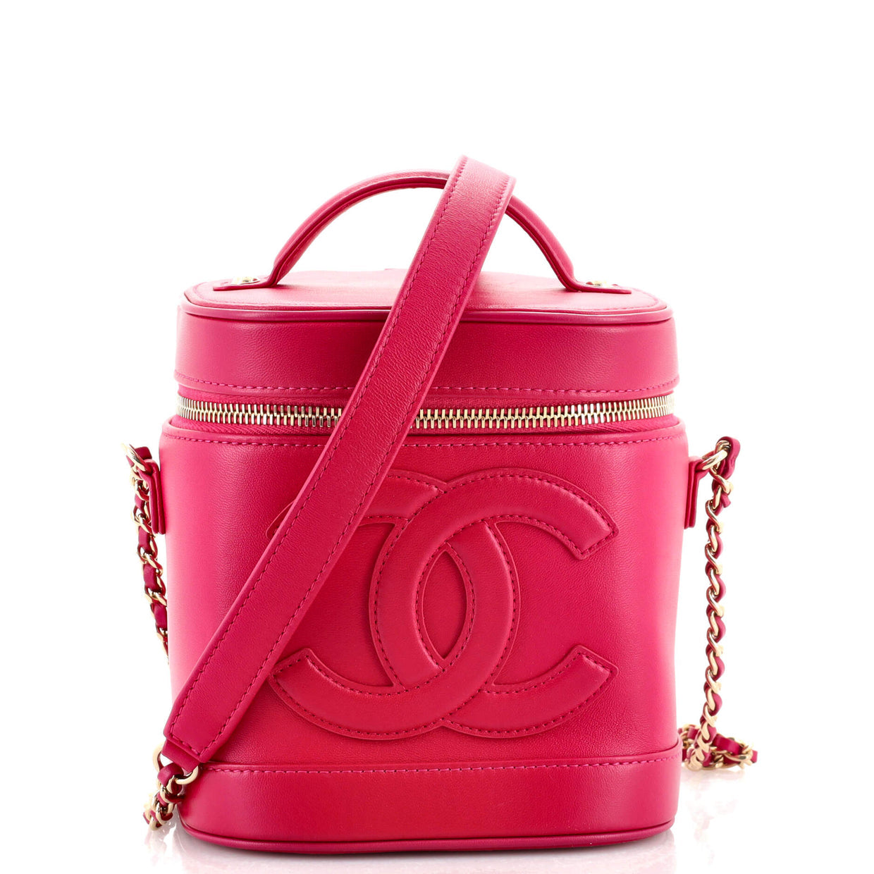 CC Mania Vanity Case Lambskin Twins