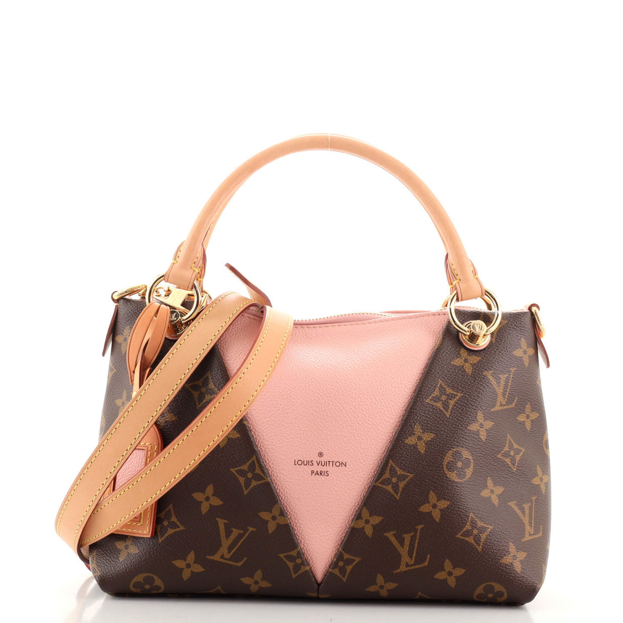 V Tote Monogram Canvas and Leather BB Twins