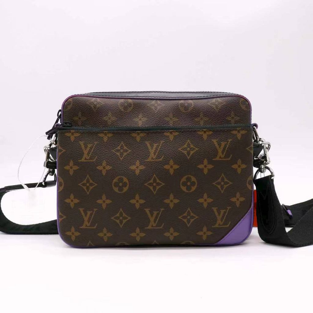 Louis Vuitton Trio Messenger Bag Macassar Monogram Canvas twins LDZ884