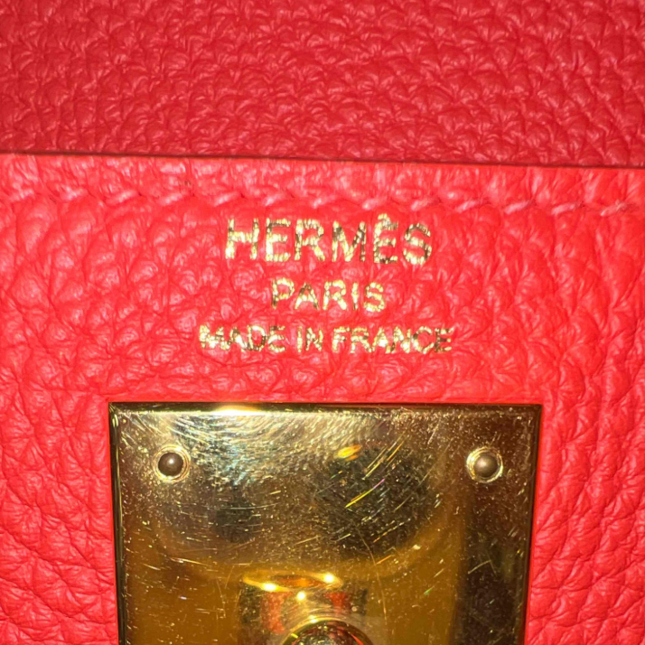 Hermes Taurillon Clemence Kelly Retourne 28 Bougainvillea B24565