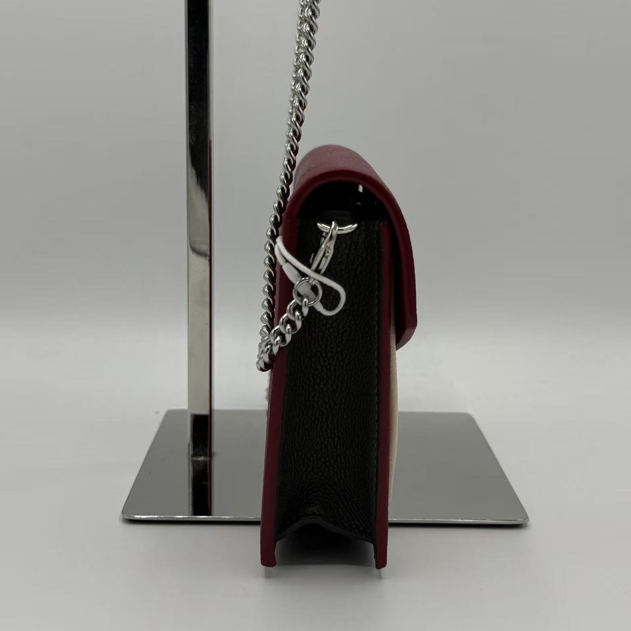 Bicolor Leather MyLockMe Chain Pochette crossbody bag