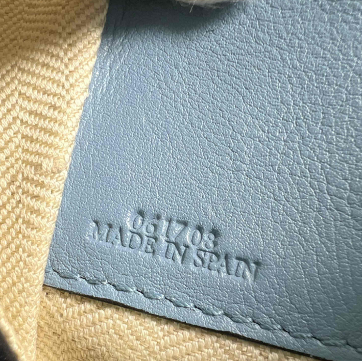 Calfskin Large Hammock Shoulder Bag Aqua Light Blue Stone B24588