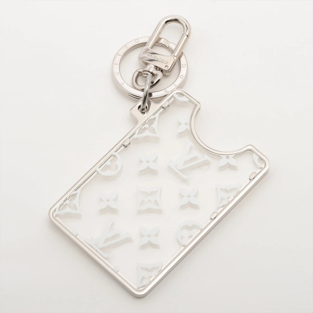 Louis Vuitton Transparent Plexiglass Prism ID Card Holder White twins LDJ5416