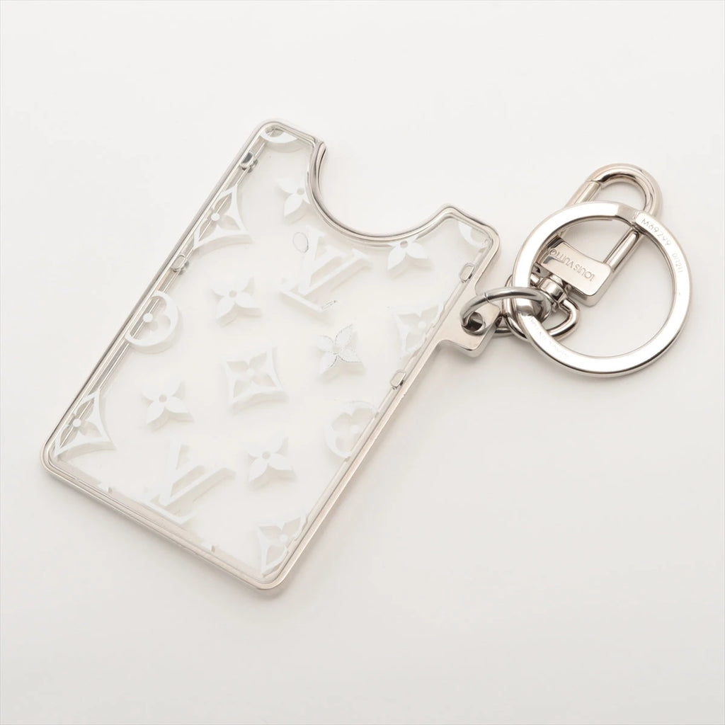 Louis Vuitton Transparent Plexiglass Prism ID Card Holder White twins LDJ5416
