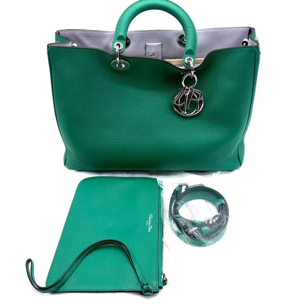 Diorissimo Tote Pebbled Leather Medium