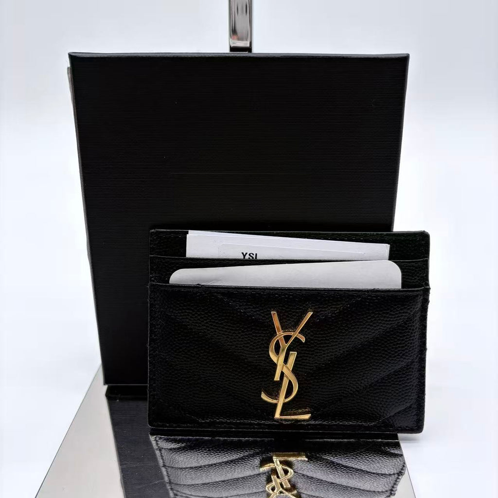 SAINT LAURENT Cassandre Card Holder