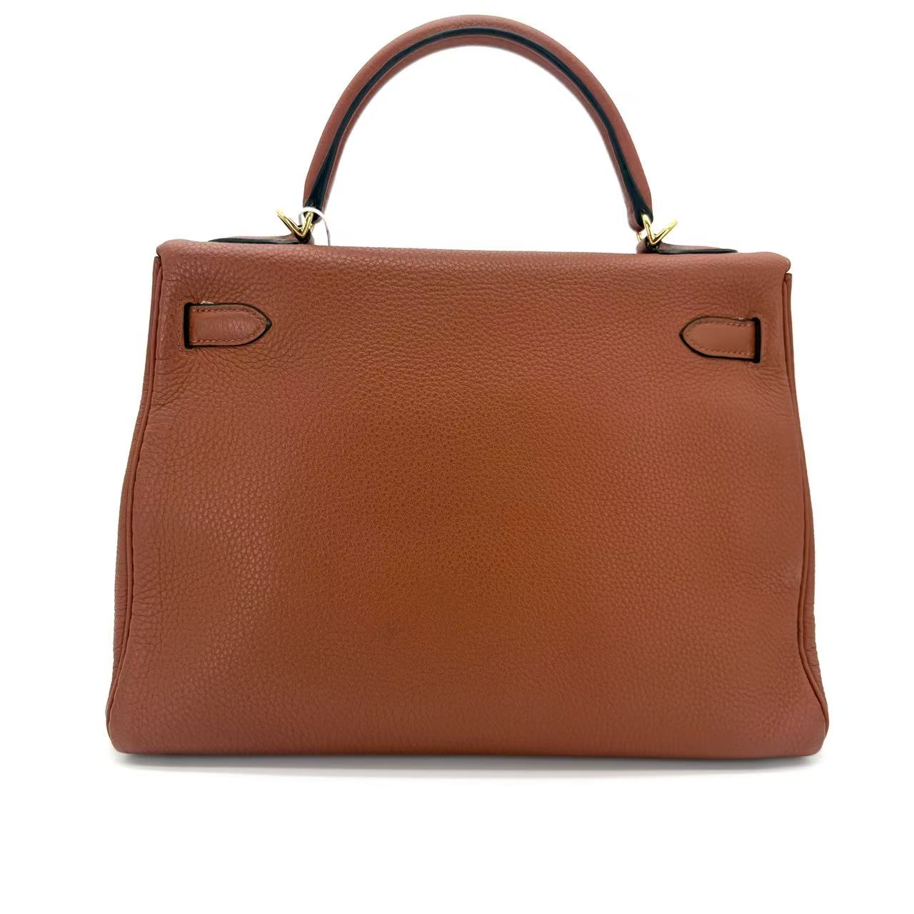 Kelly 32 Handbag PotironTogo with Gold Hardware
