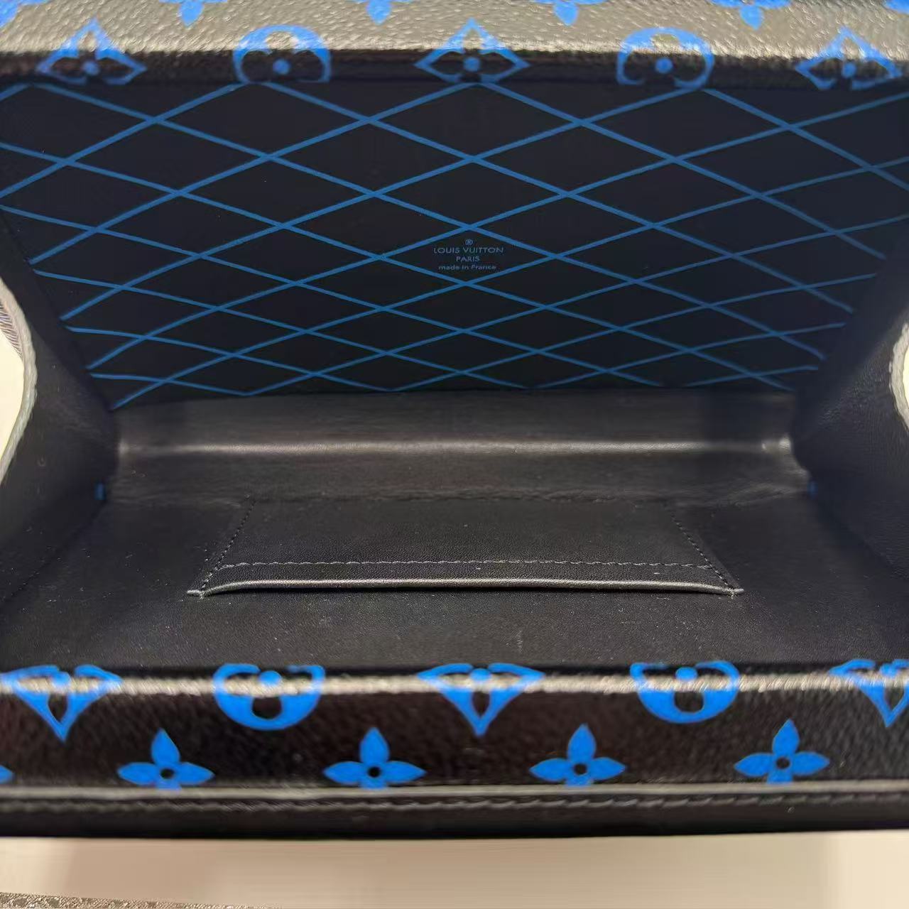 Monogram Petite Malle Blue Black For Gisel