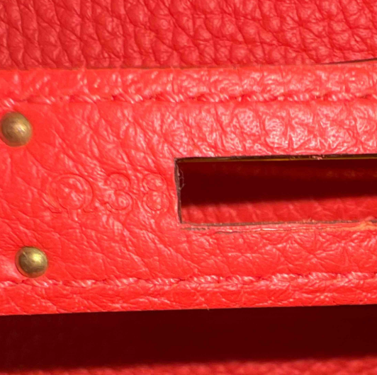 Hermes Taurillon Clemence Kelly Retourne 28 Bougainvillea B24565
